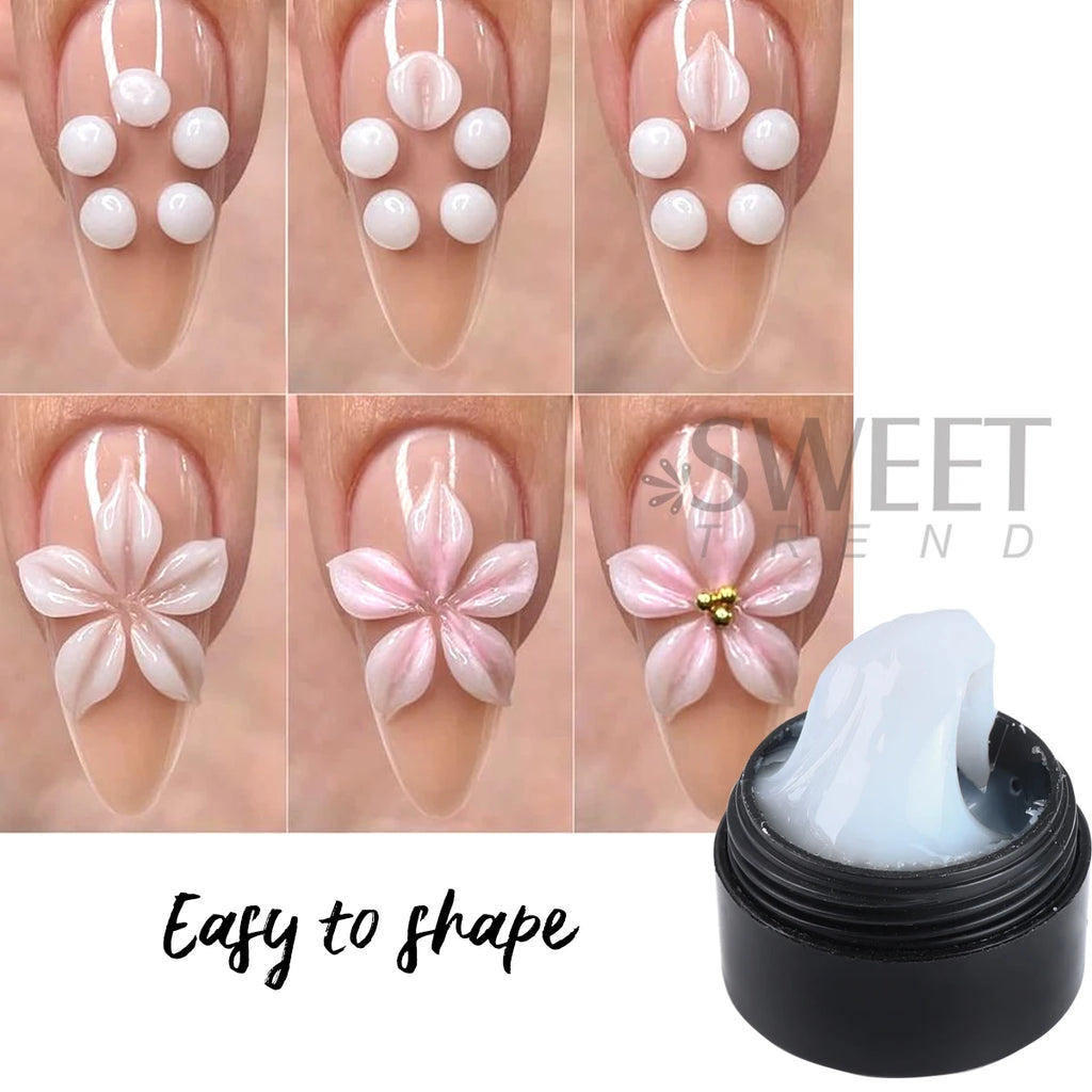 Crystal Soft Solid Nail Extension Gel Set (2pcs)