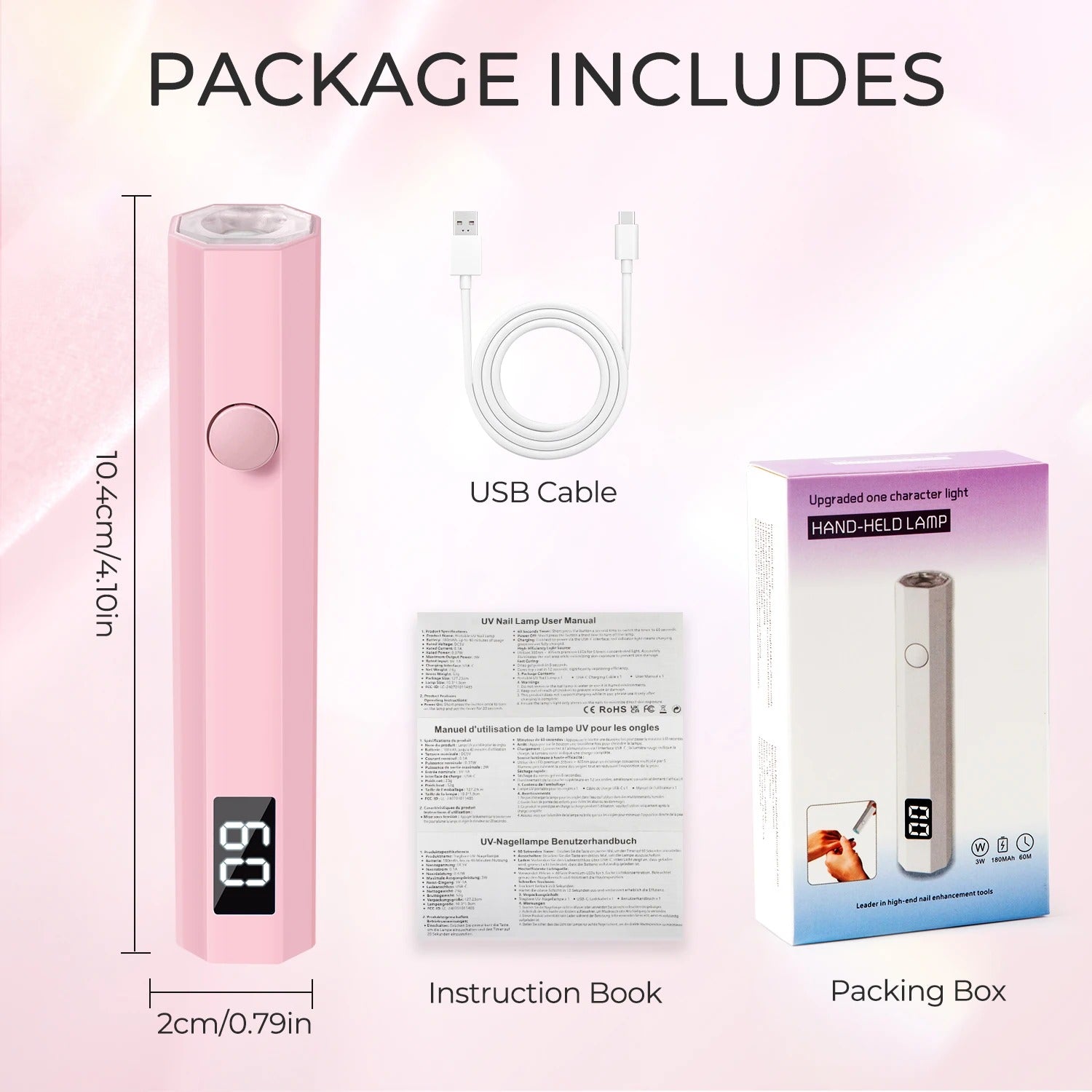 Portable Mini UV/LED Nail Lamp – Handheld Gel Polish Dryer