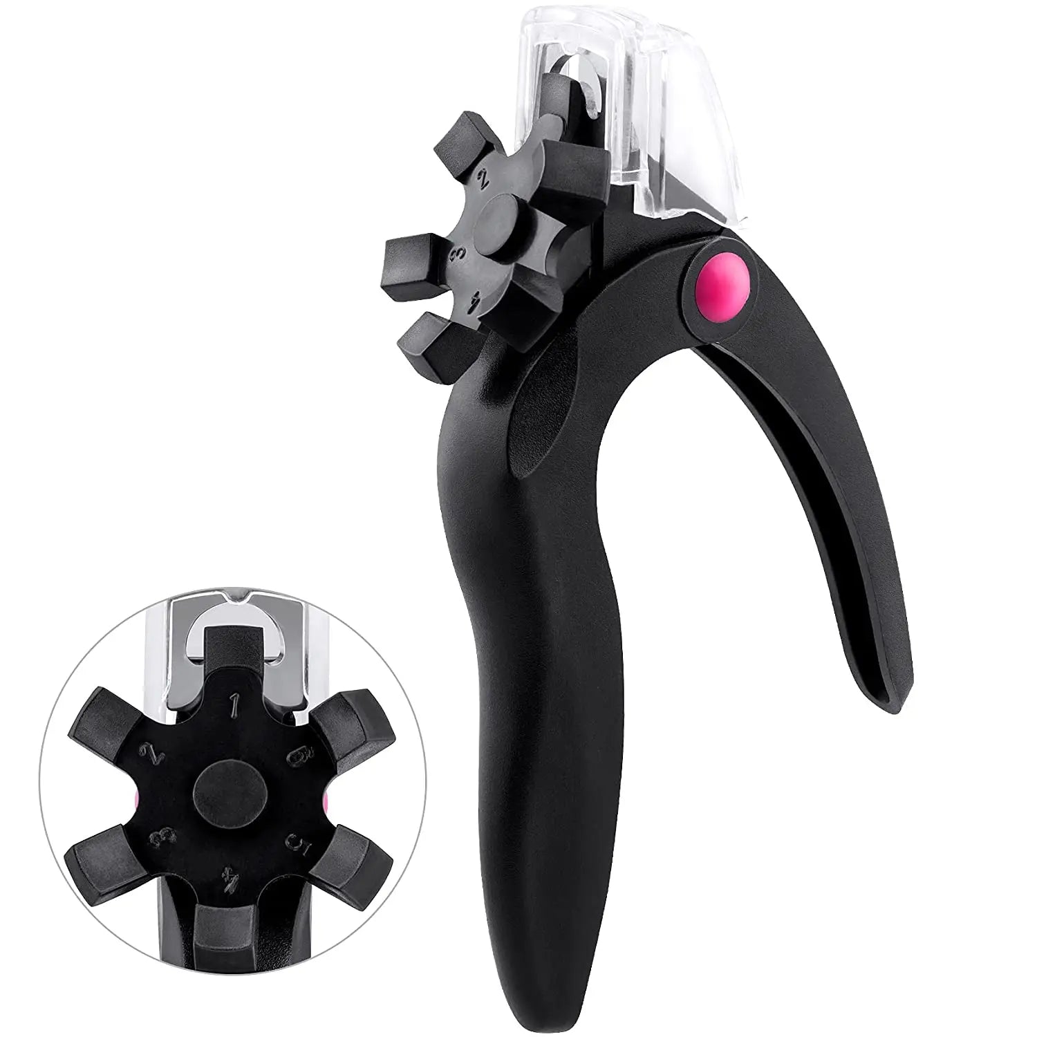 Acrylic Nail Tip Cutter with Length Sizer & Catcher